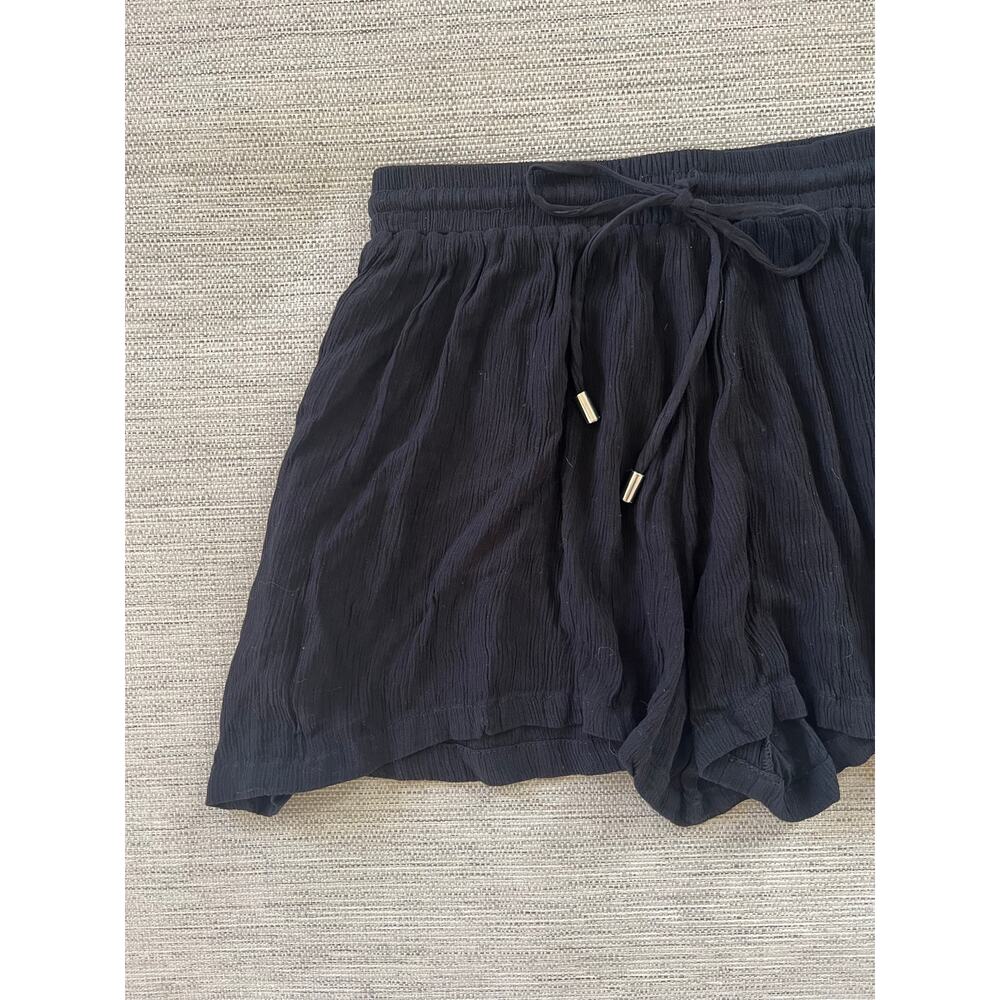 Elan Lightweight Gauze Shorts Black Size Small NWT Flowy Pull On - Picture 6 of 6